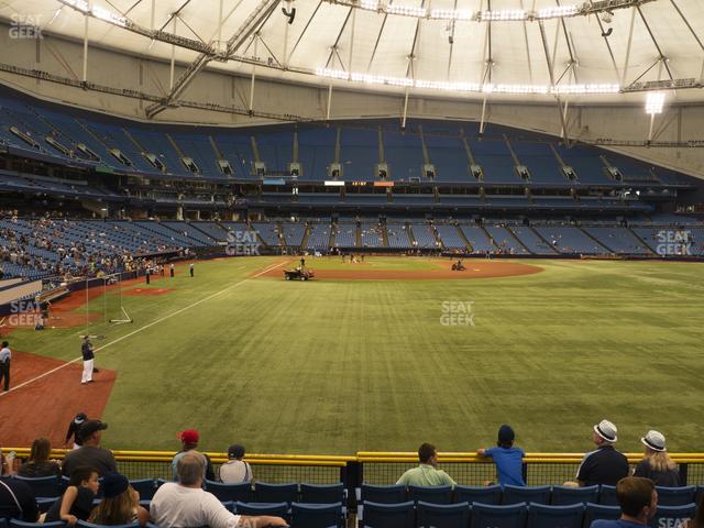 Tropicana Field - Section 142 Seat View