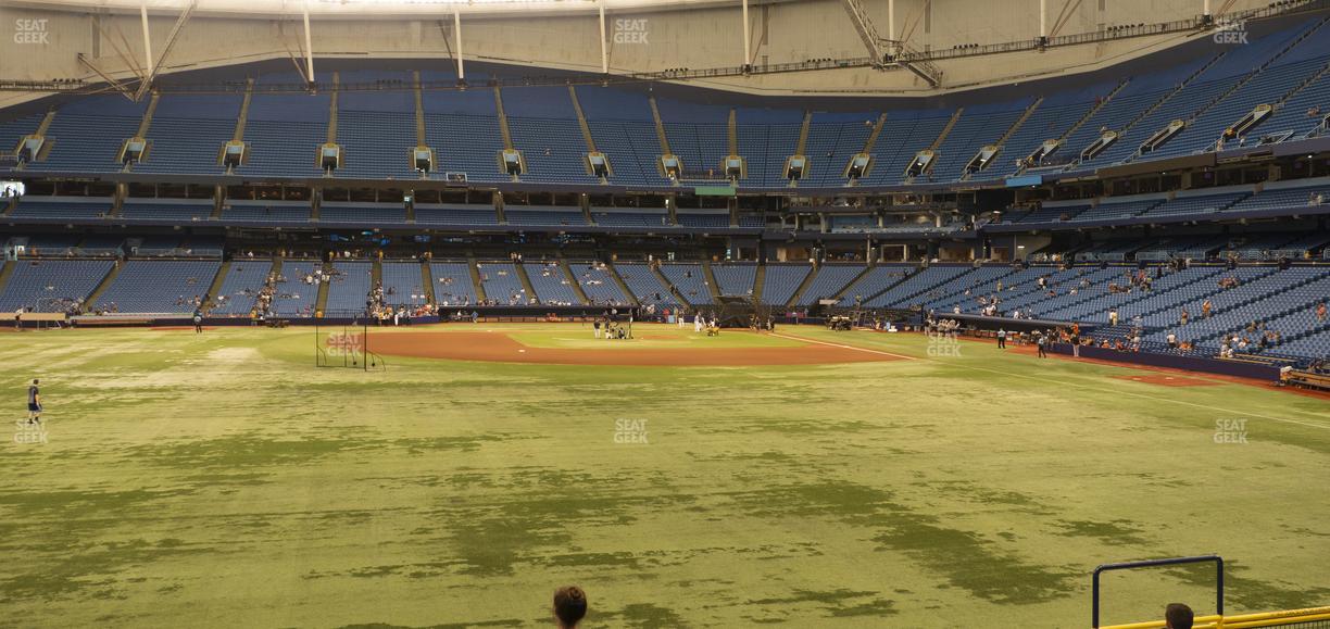 Tropicana Field - Section 145 Seat View