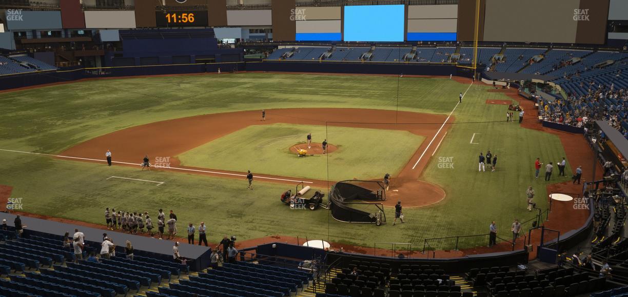Tropicana Field - Section 205 Seat View