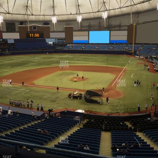 Tropicana Field - Section 205 Seat View