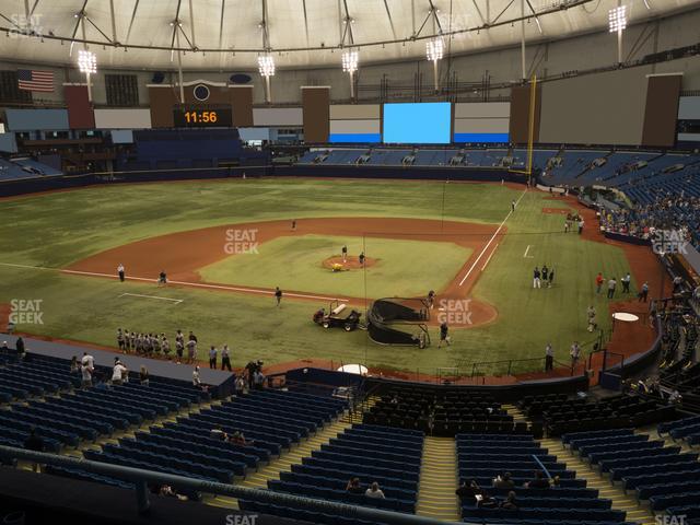Tropicana Field - Section 205 Seat View