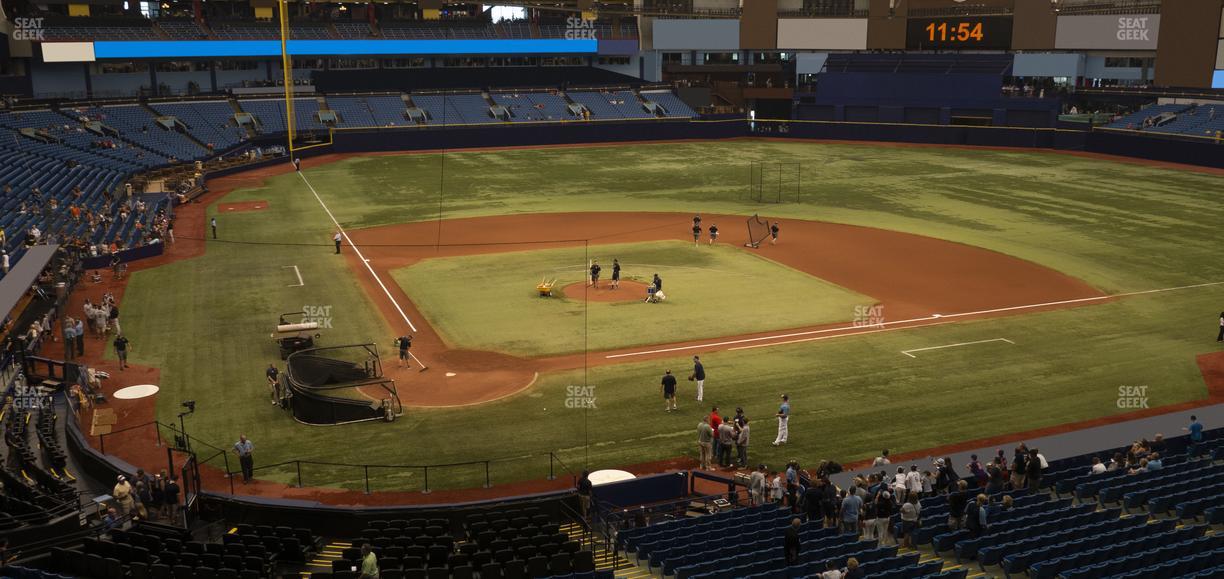 Tropicana Field - Section 206 Seat View