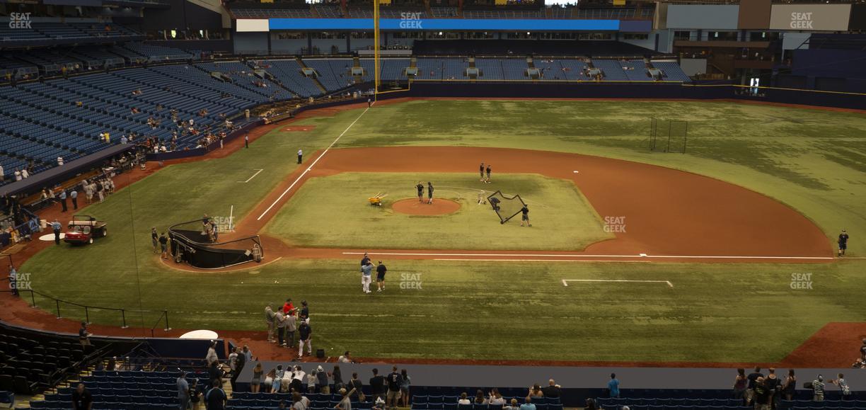 Tropicana Field - Section 210 Seat View