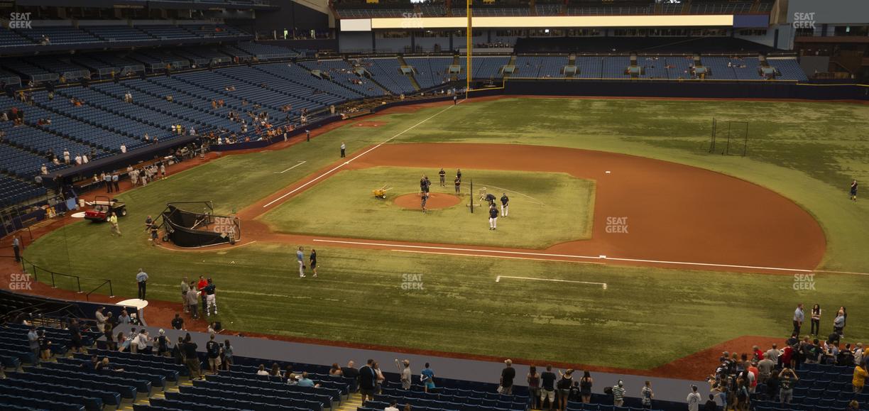 Tropicana Field - Section 212 Seat View