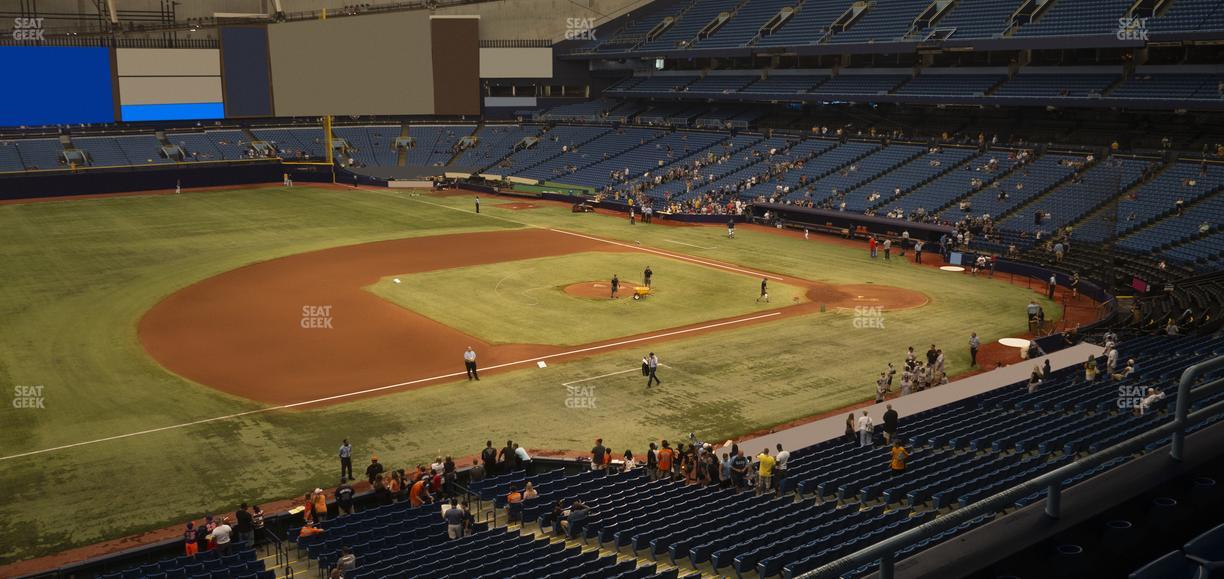 Tropicana Field - Section 215 Seat View