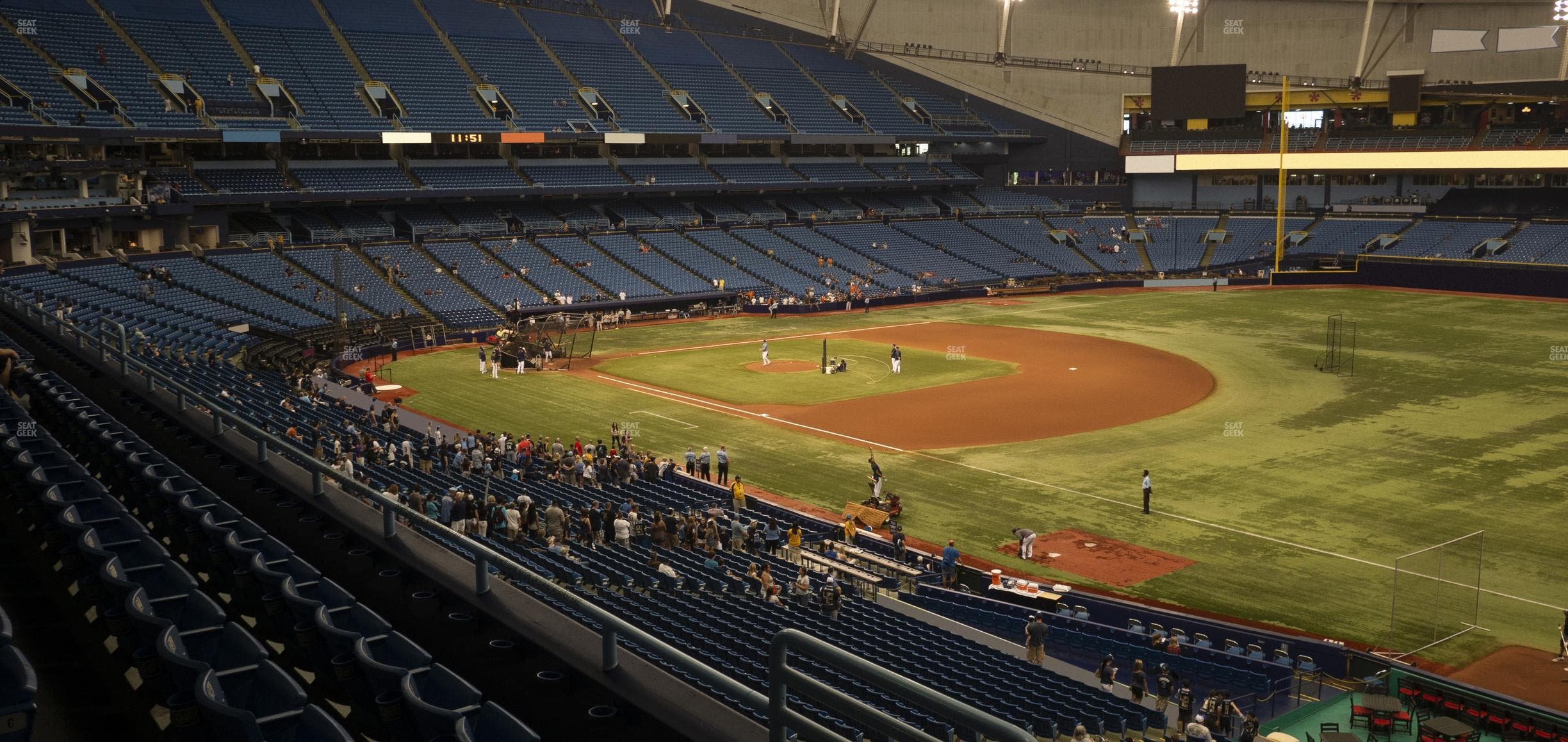 Tropicana Field - Section 222 Seat View