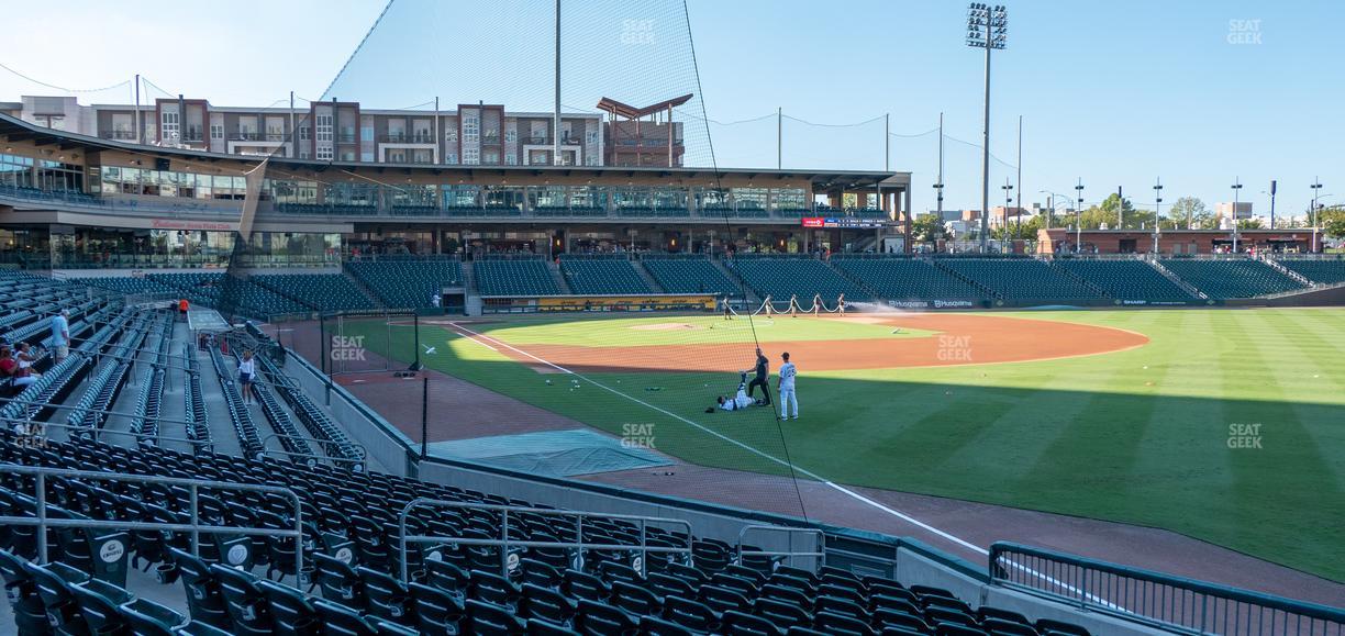 Truist Field - Section 102 Seat View