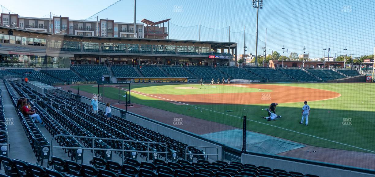 Truist Field - Section 103 Seat View