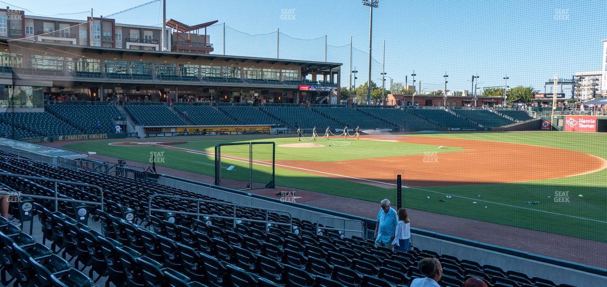 Truist Field - Section 104 Seat View