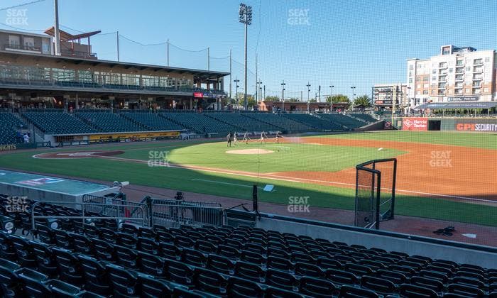 Truist Field - Section 105 Seat View