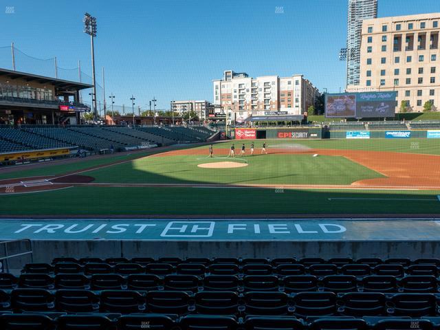 Truist Field - Section 107 Seat View