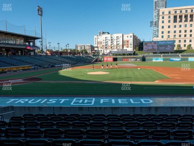 Truist Field - Section 107 Seat View