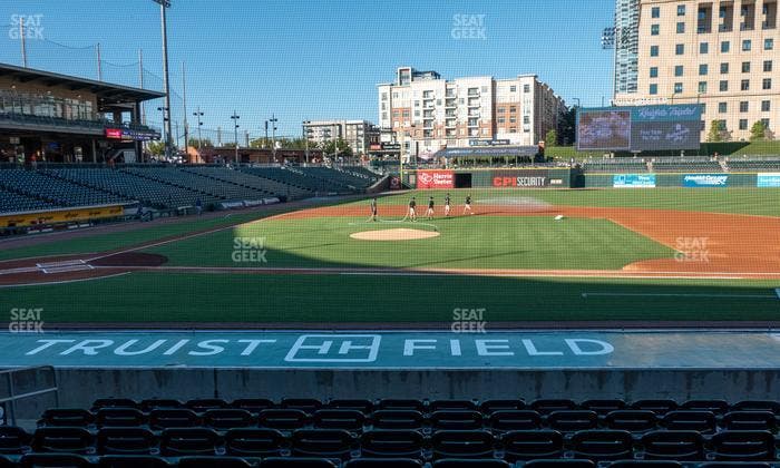 Truist Field - Section 107 Seat View