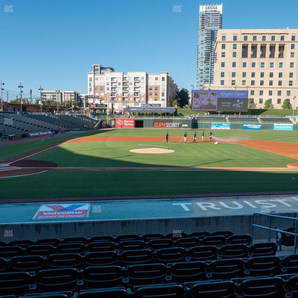 Truist Field - Section 108 Seat View