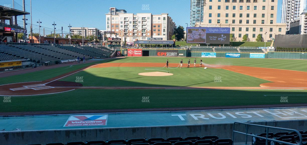 Truist Field - Section 108 Seat View