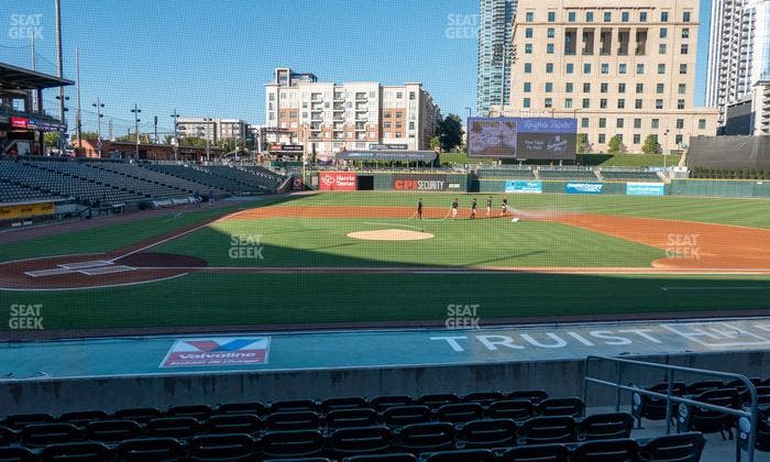 Truist Field - Section 108 Seat View