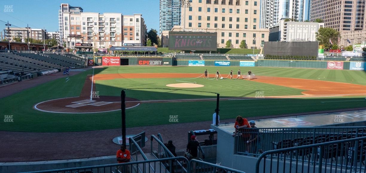 Truist Field - Section 109 Seat View