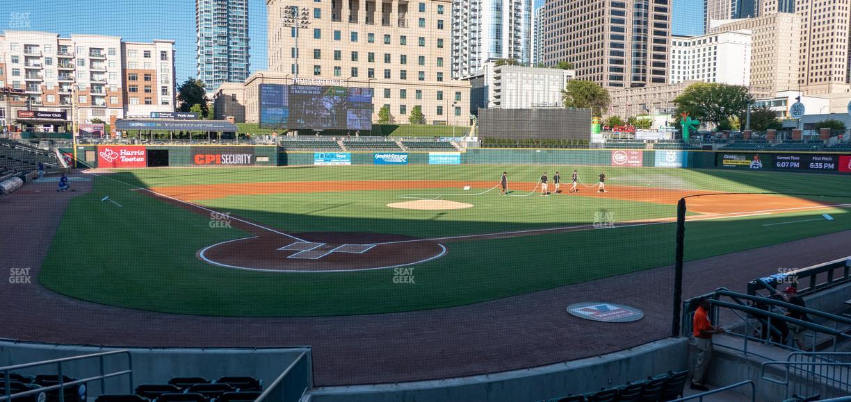 Truist Field - Section 110 Seat View