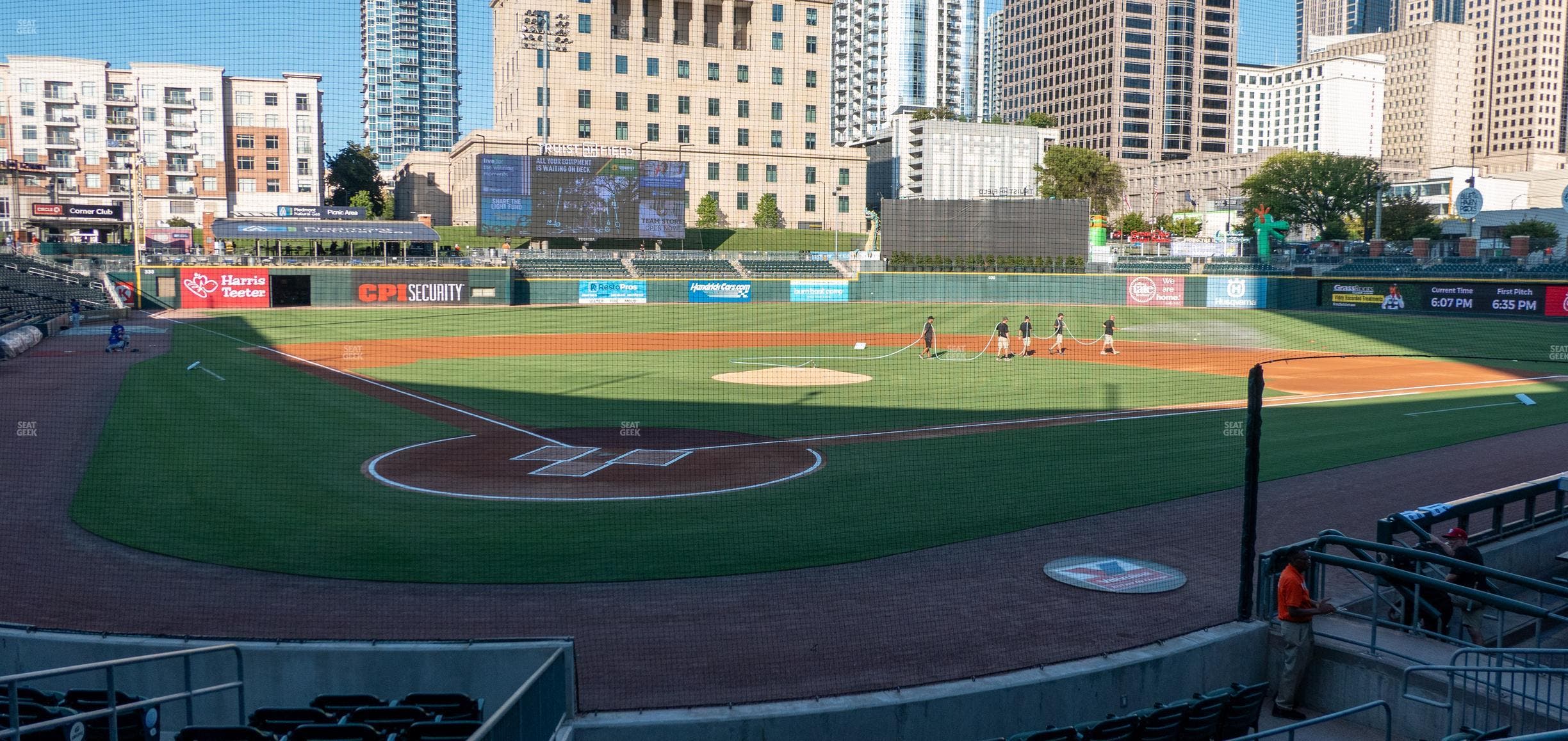 Truist Field - Section 110 Seat View