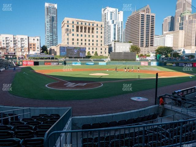 Truist Field - Section 110 Seat View