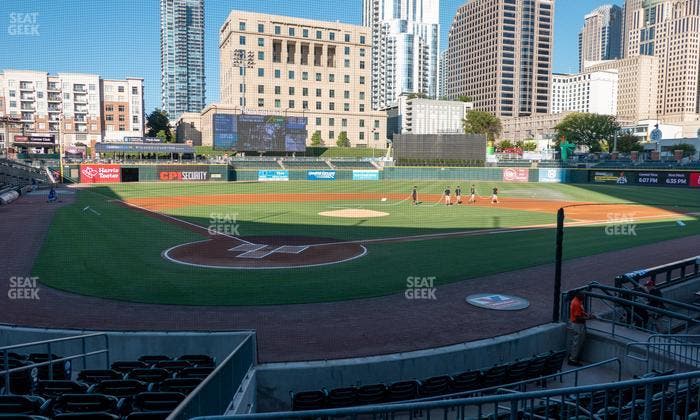 Truist Field - Section 110 Seat View