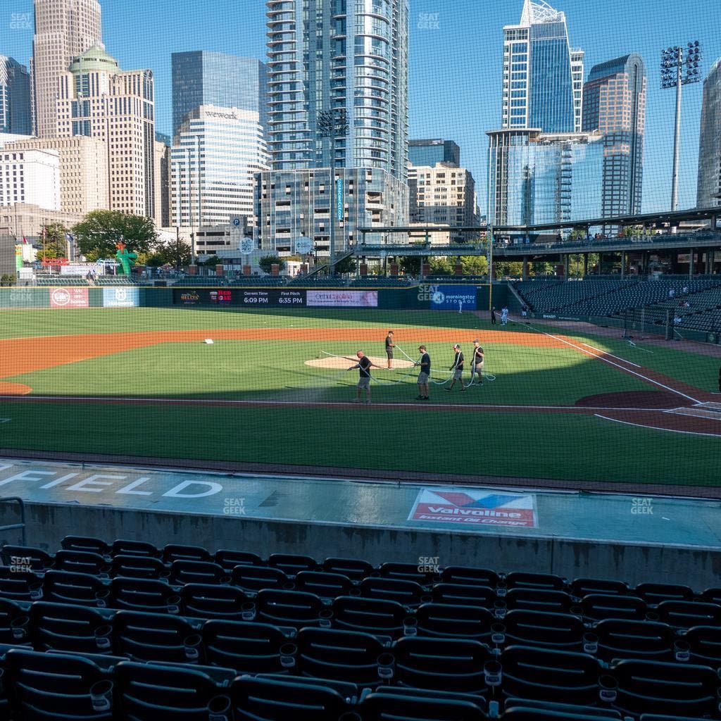 Truist Field - Section 114 Seat View