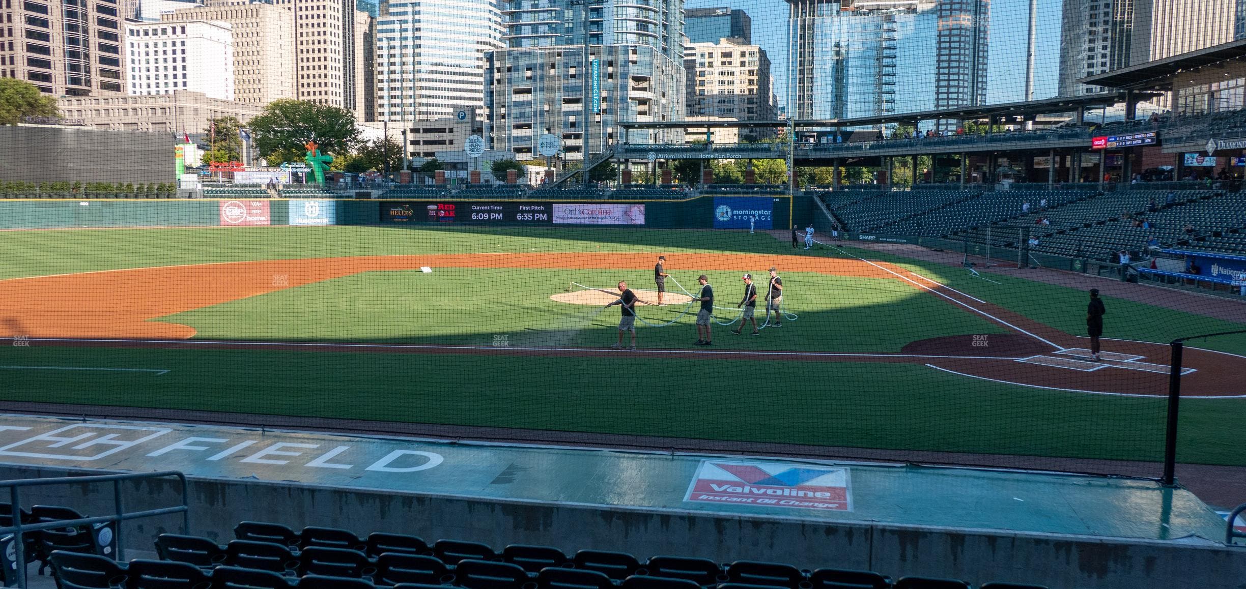 Truist Field - Section 114 Seat View