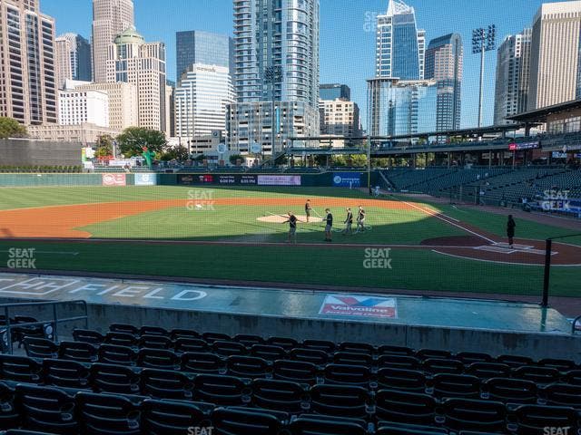 Truist Field - Section 114 Seat View