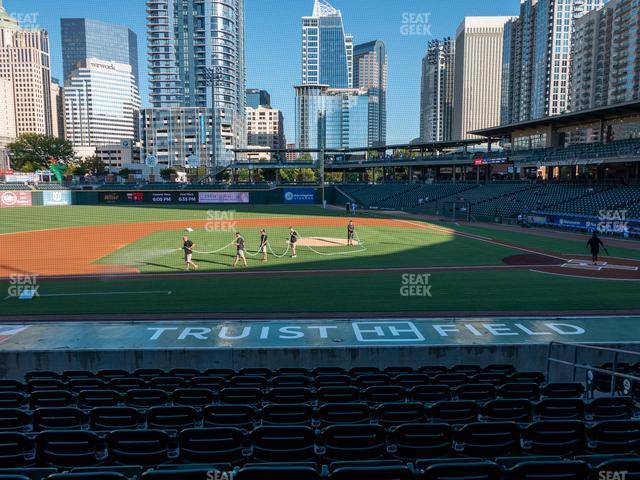 Truist Field - Section 115 Seat View