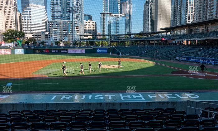 Truist Field - Section 115 Seat View