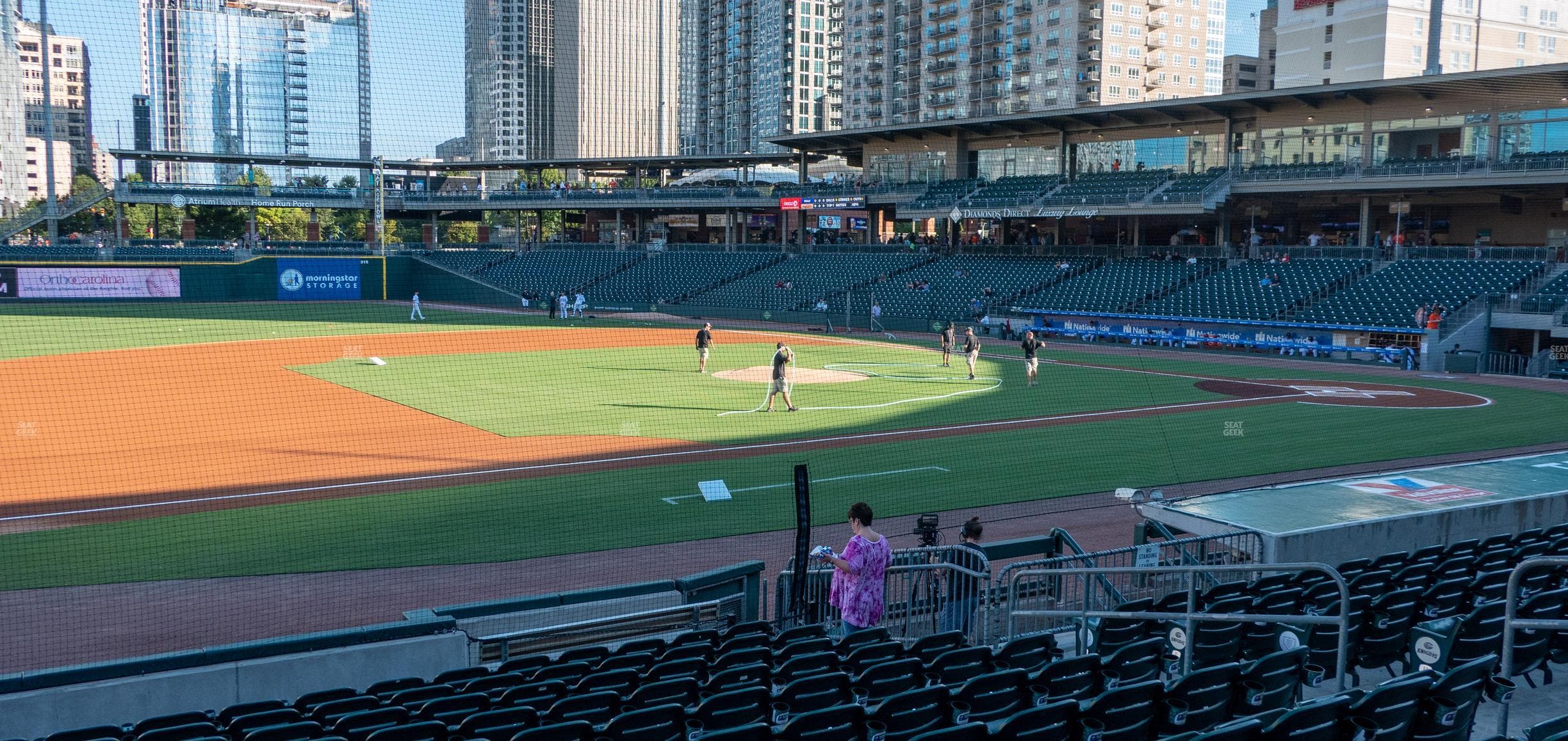 Truist Field - Section 117 Seat View