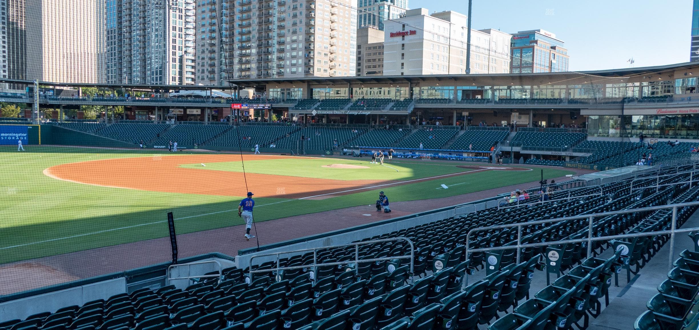Truist Field - Section 119 Seat View