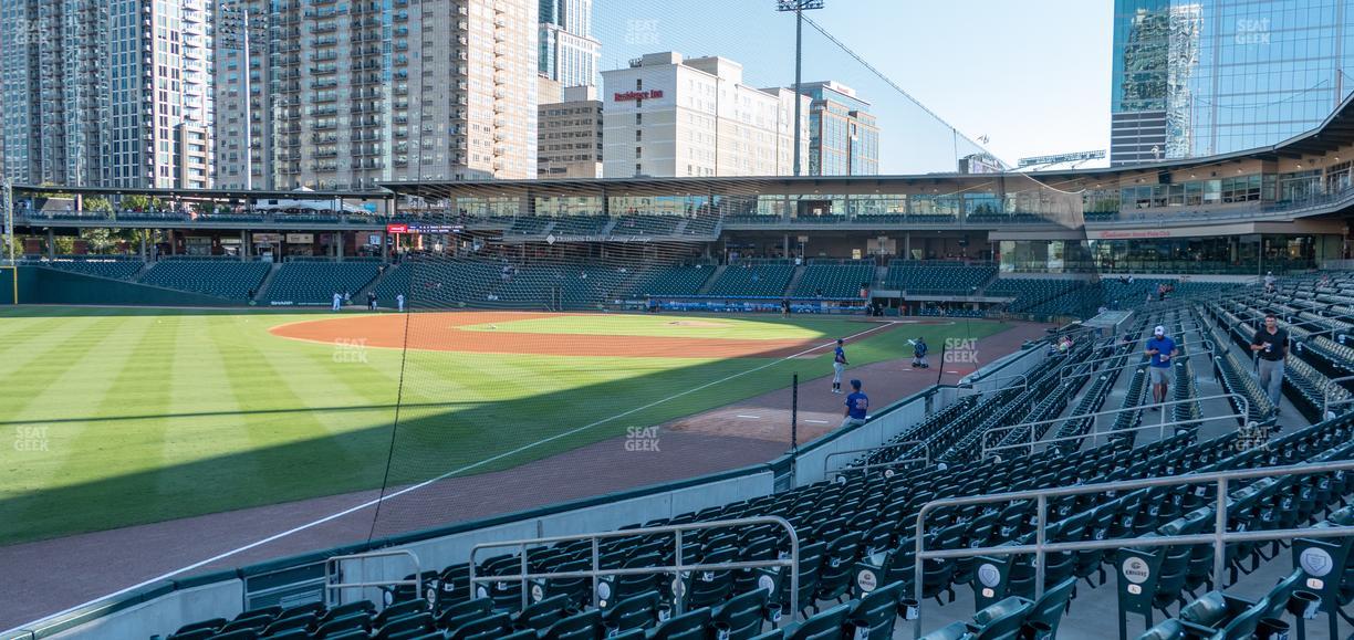 Truist Field - Section 121 Seat View