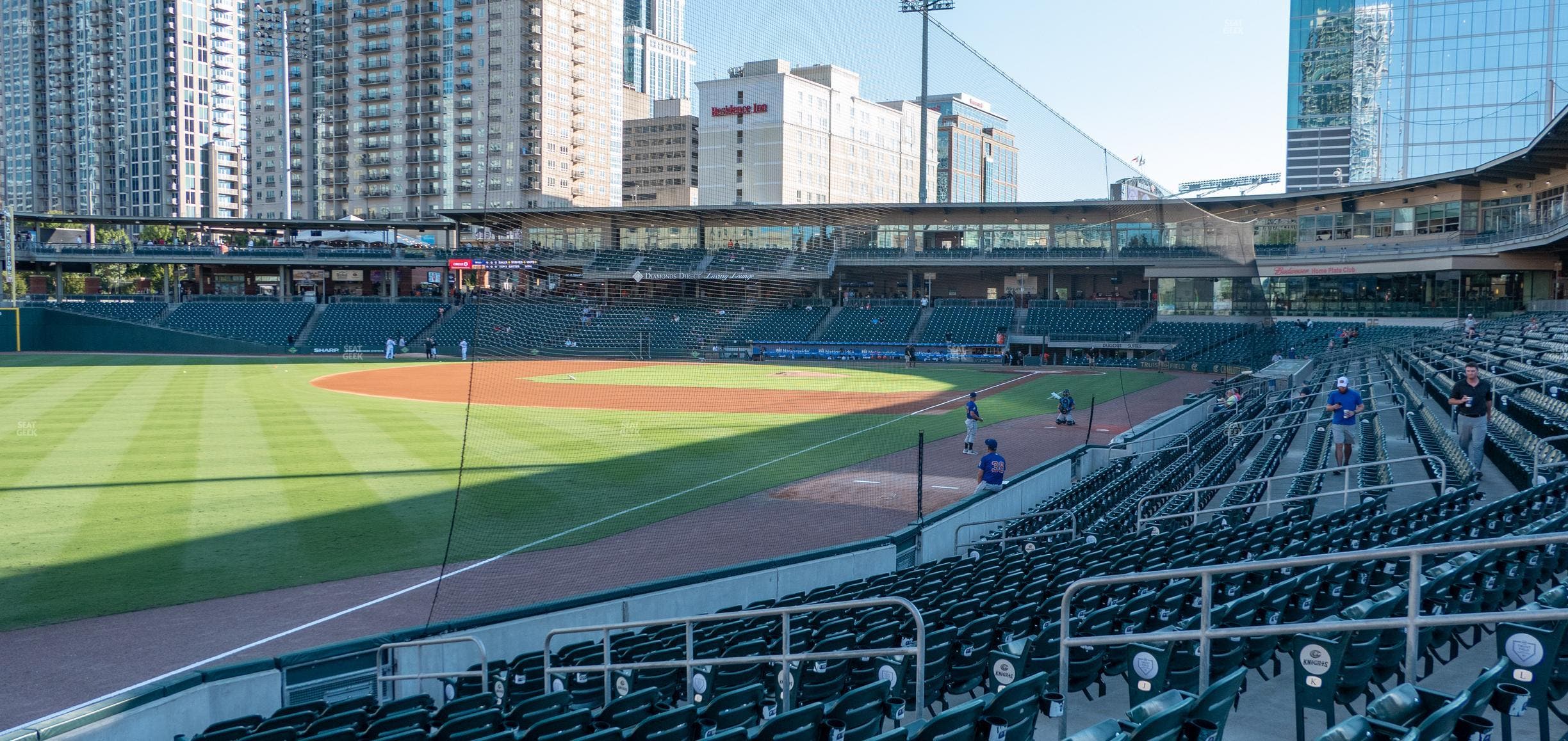 Truist Field - Section 121 Seat View