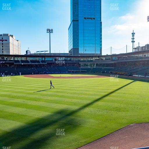 Truist Field - Section 124 Seat View