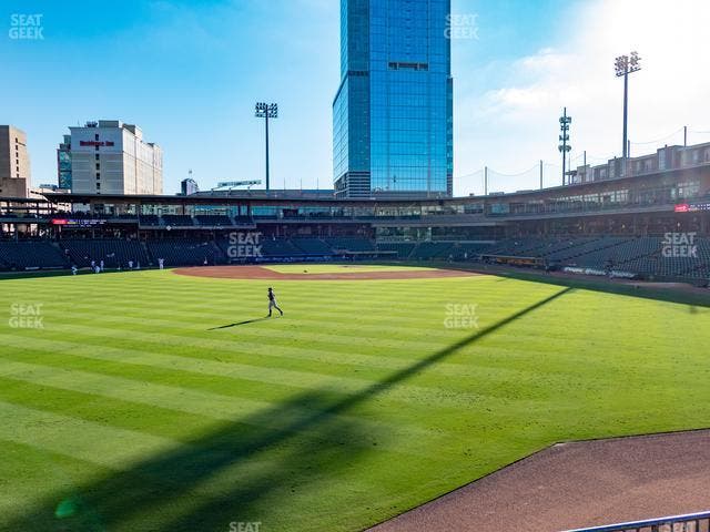 Truist Field - Section 124 Seat View