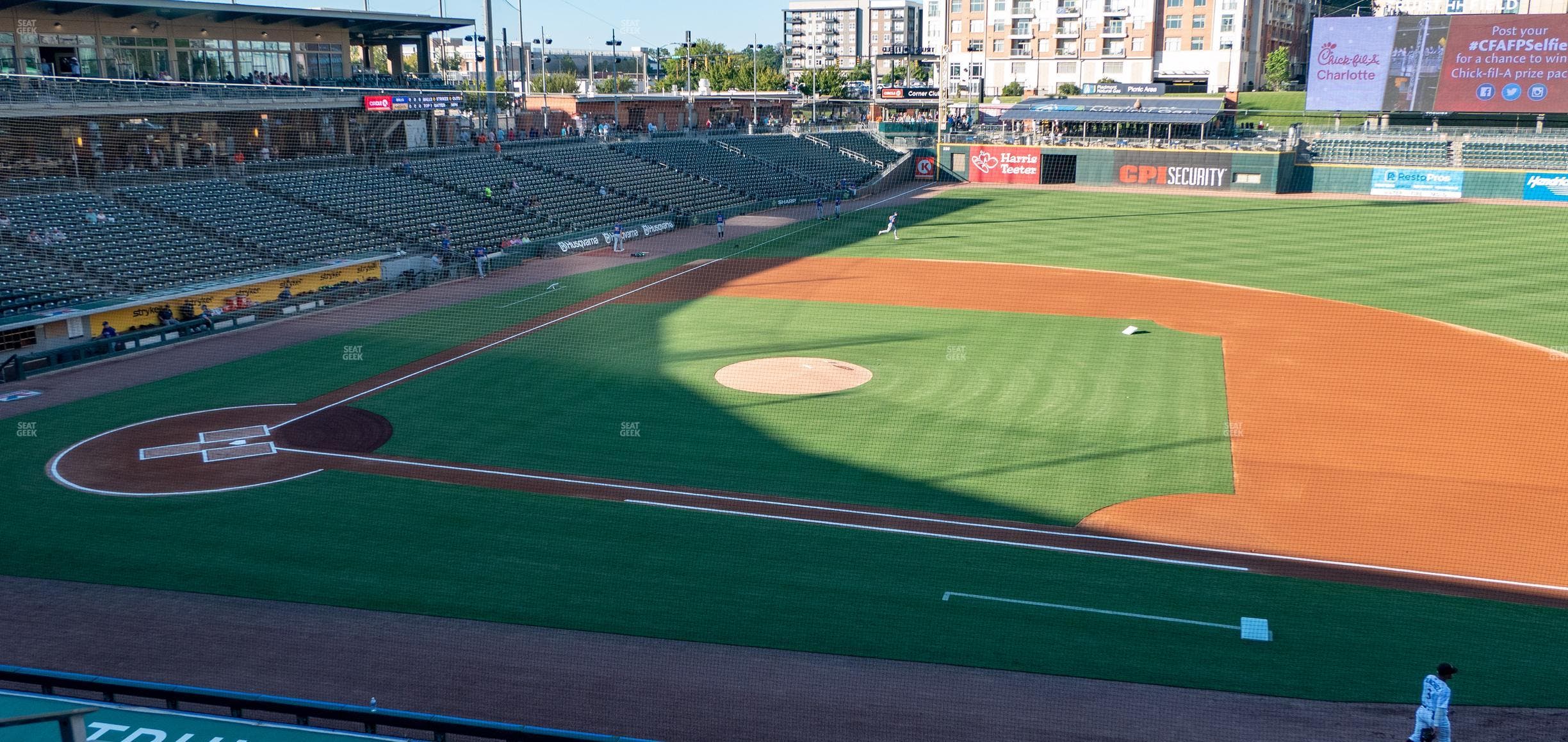 Truist Field - Section 205 Seat View