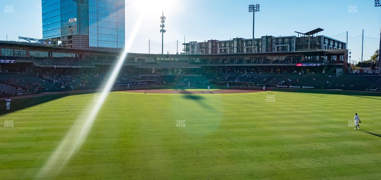 Truist Field - Section Home Run 1 Seat View