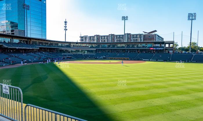Truist Field - Section Home Run 2 Seat View
