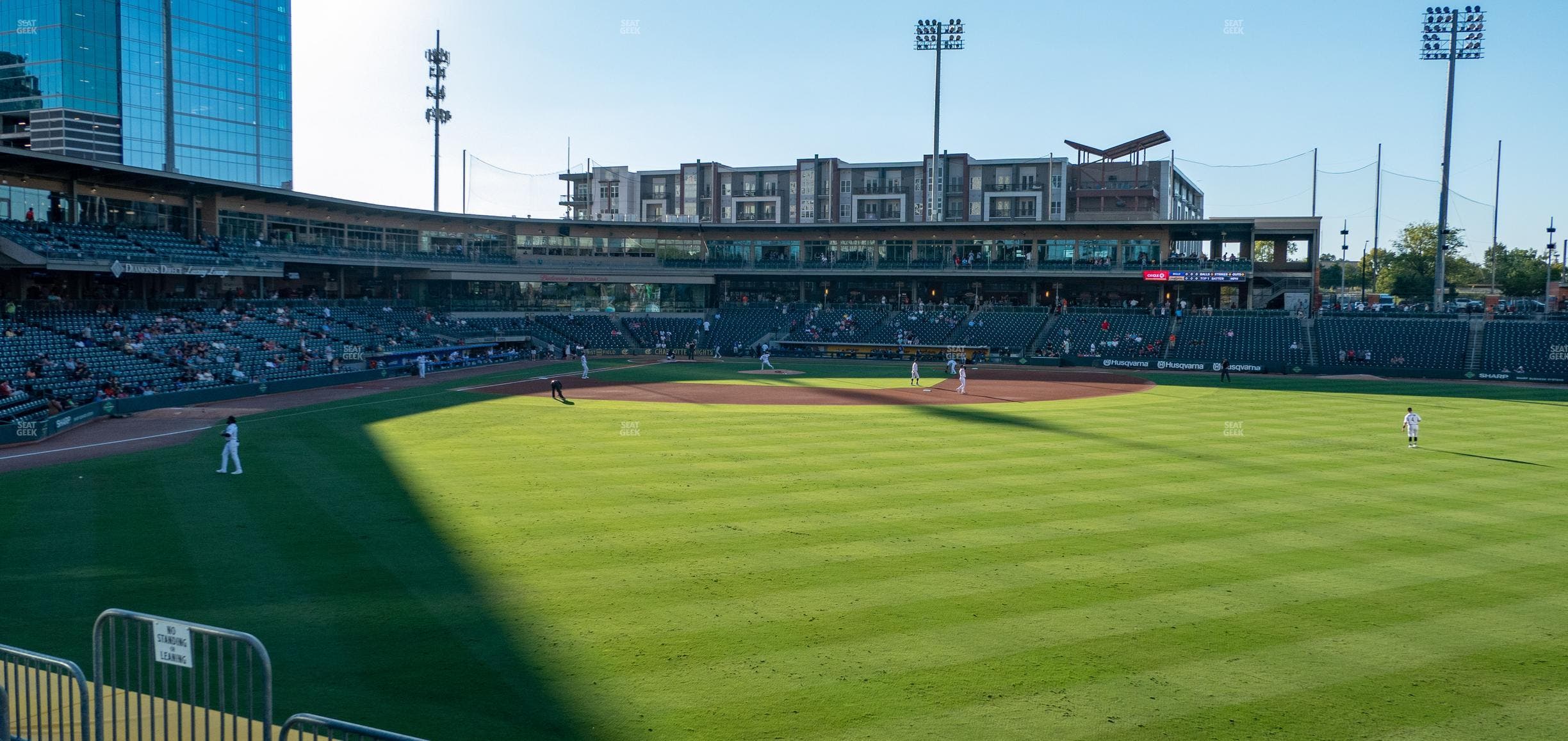 Truist Field - Section Home Run 4 Seat View