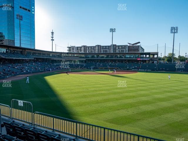 Truist Field - Section Home Run 4 Seat View