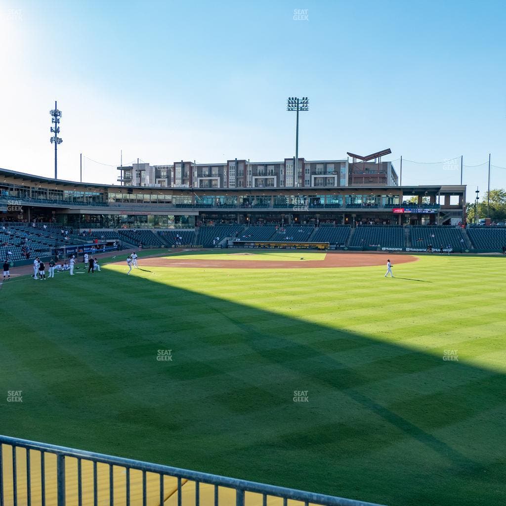 Truist Field - Section Home Run 5 Seat View