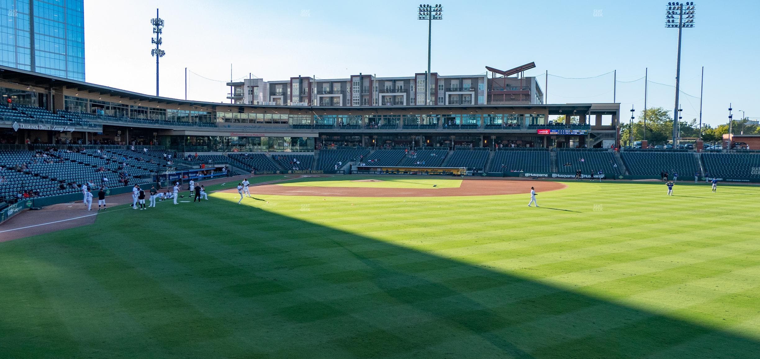 Truist Field - Section Home Run 5 Seat View