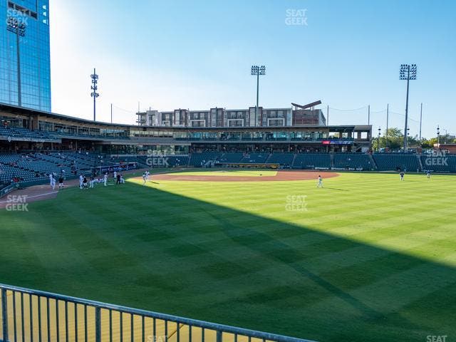 Truist Field - Section Home Run 5 Seat View