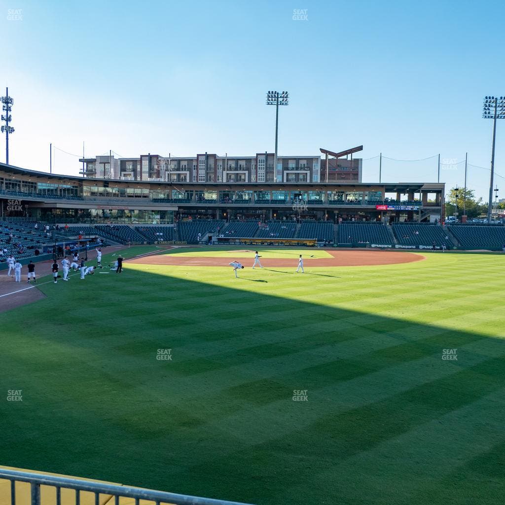 Truist Field - Section Home Run 6 Seat View
