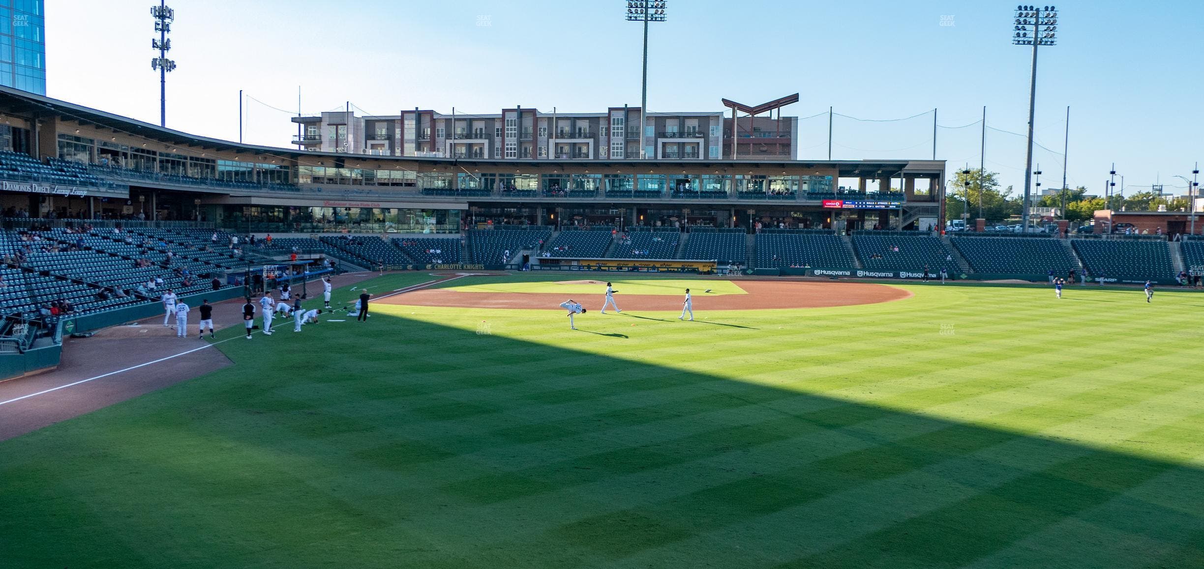 Truist Field - Section Home Run 6 Seat View