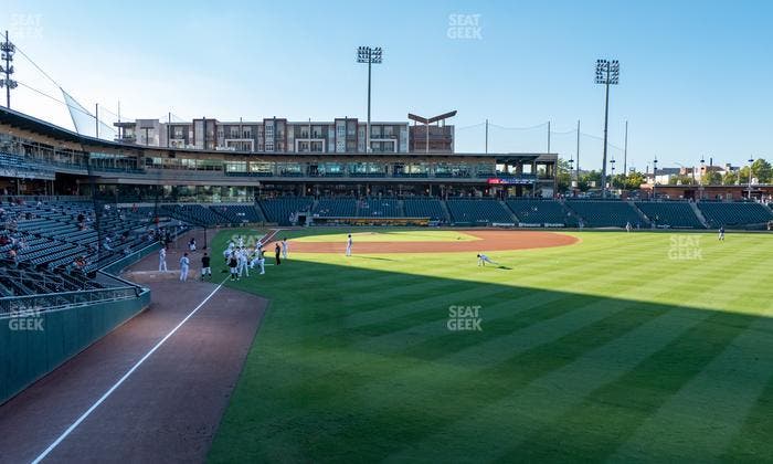 Truist Field - Section Home Run 7 Seat View