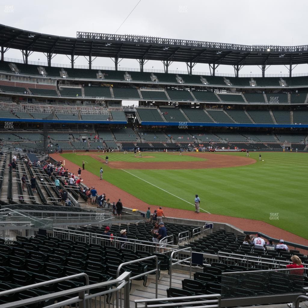 Truist Park - Section 110 Seat View
