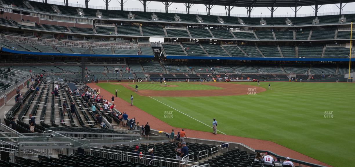 Truist Park - Section 110 Seat View