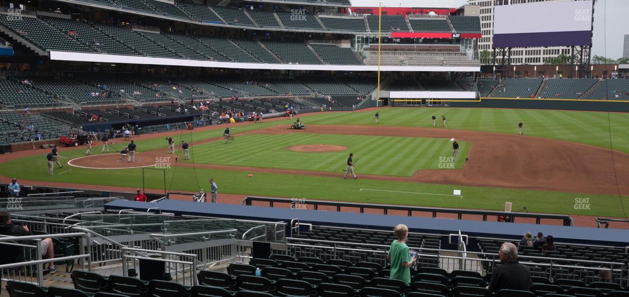 Truist Park - Section 118 Seat View